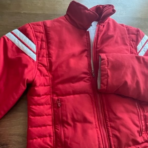 Xtreme Air Puffer Jacket Youth Large Red White DOWN & Feather Layer - Picture 2 of 6